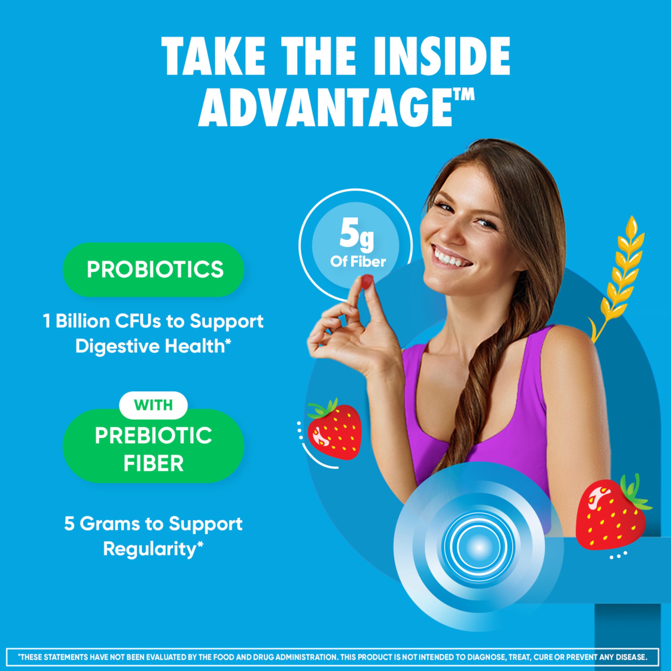 Foto 2 | Complemente La Fibra Prebiótica Digestive Advantage Con Probióticos - Venta Internacional.