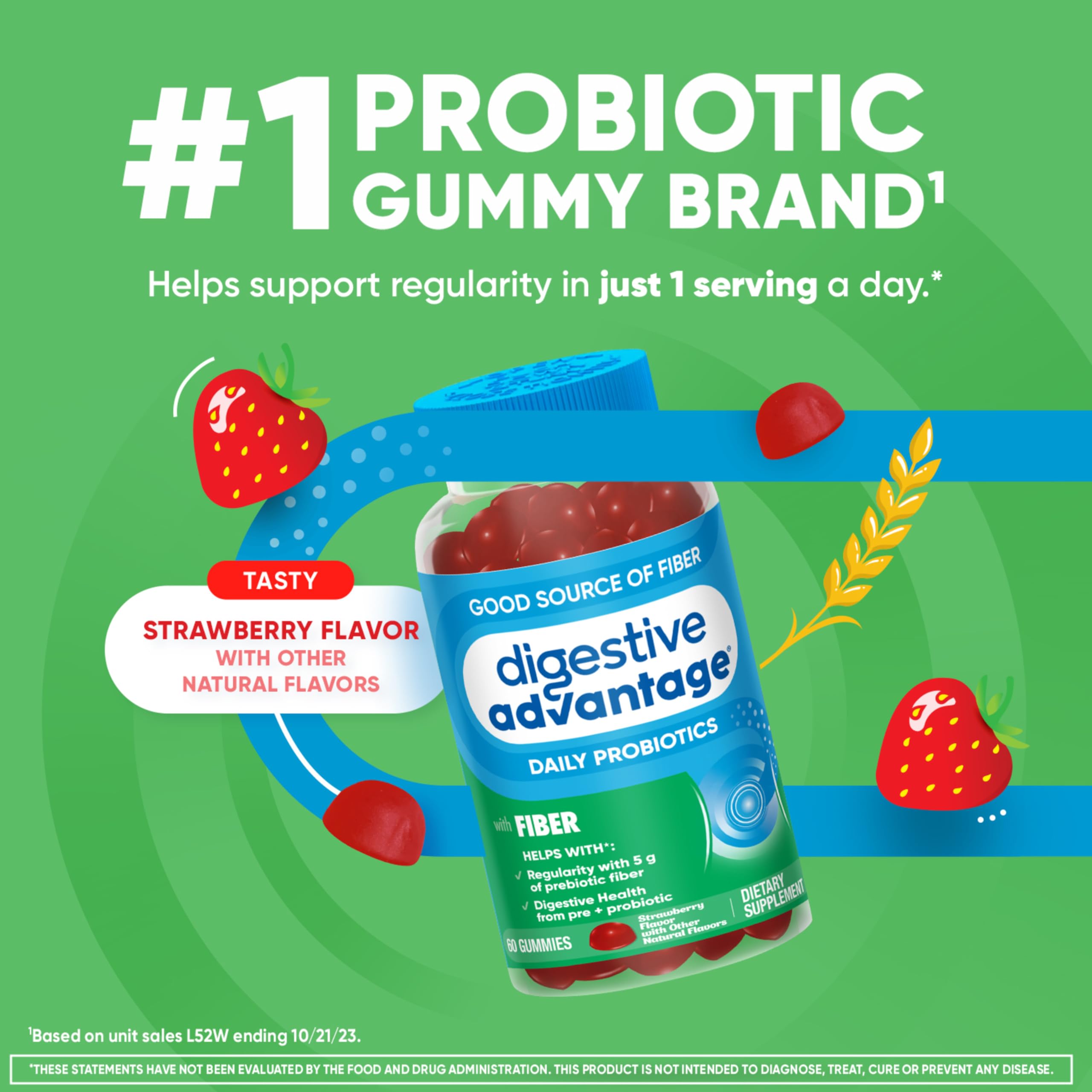 Foto 4 pulgar | Complemente La Fibra Prebiótica Digestive Advantage Con Probióticos - Venta Internacional.