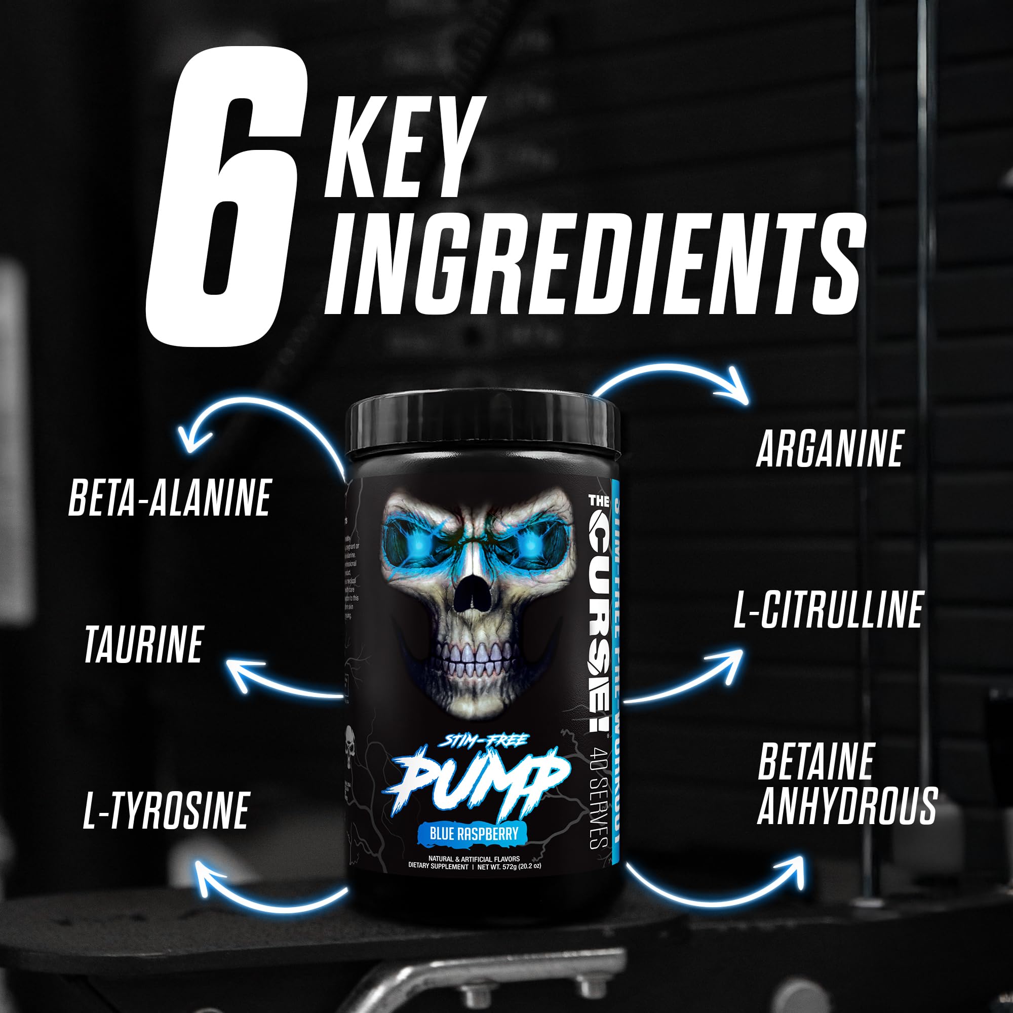 Foto 6 pulgar | Jnx Sports Antes Del Entrenamiento ¡la Maldición! Pump Sour Candy, 40 Porciones - Venta Internacional.