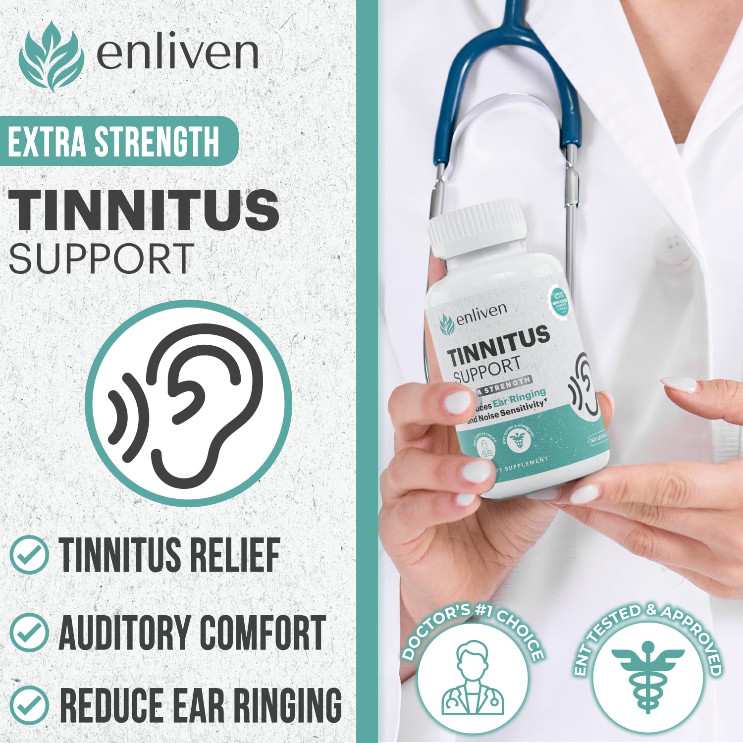 Foto 4 pulgar | Las Píldoras Para Aliviar El Tinnitus Alivian La Fuerza De La Receta - Venta Internacional.