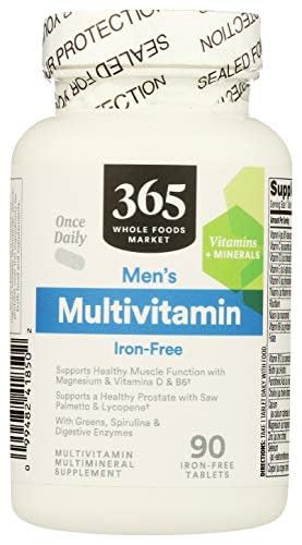 Foto 2 pulgar | Suplemento 365 De Whole Foods Market Adult Multi Con Hierro, 90 Unidades - Venta Internacional.