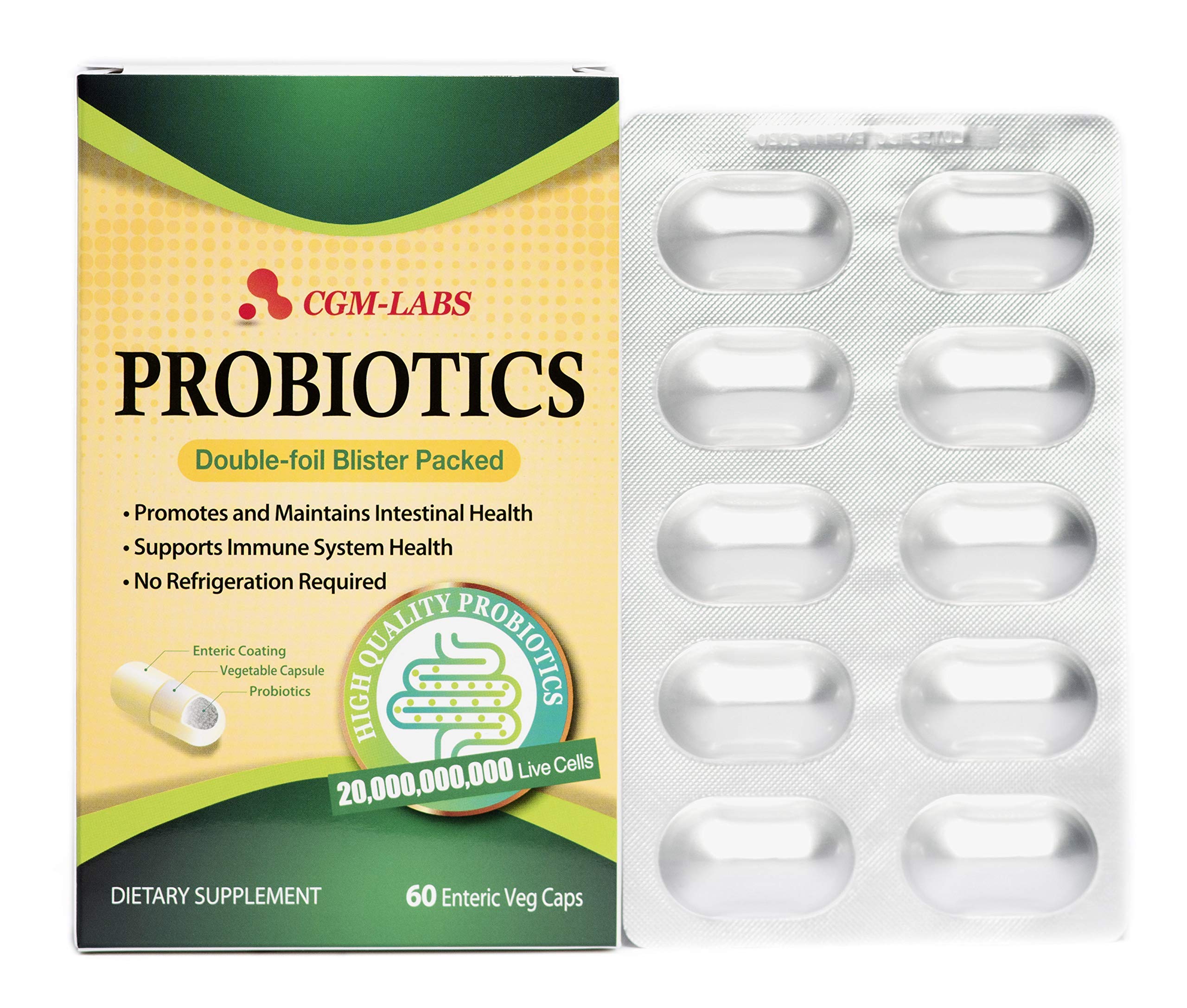 Foto 2 pulgar | Probiotics Cgm Labs, 20 Mil Millones De Células Vivas, 60 Cápsulas Vegetales - Venta Internacional.