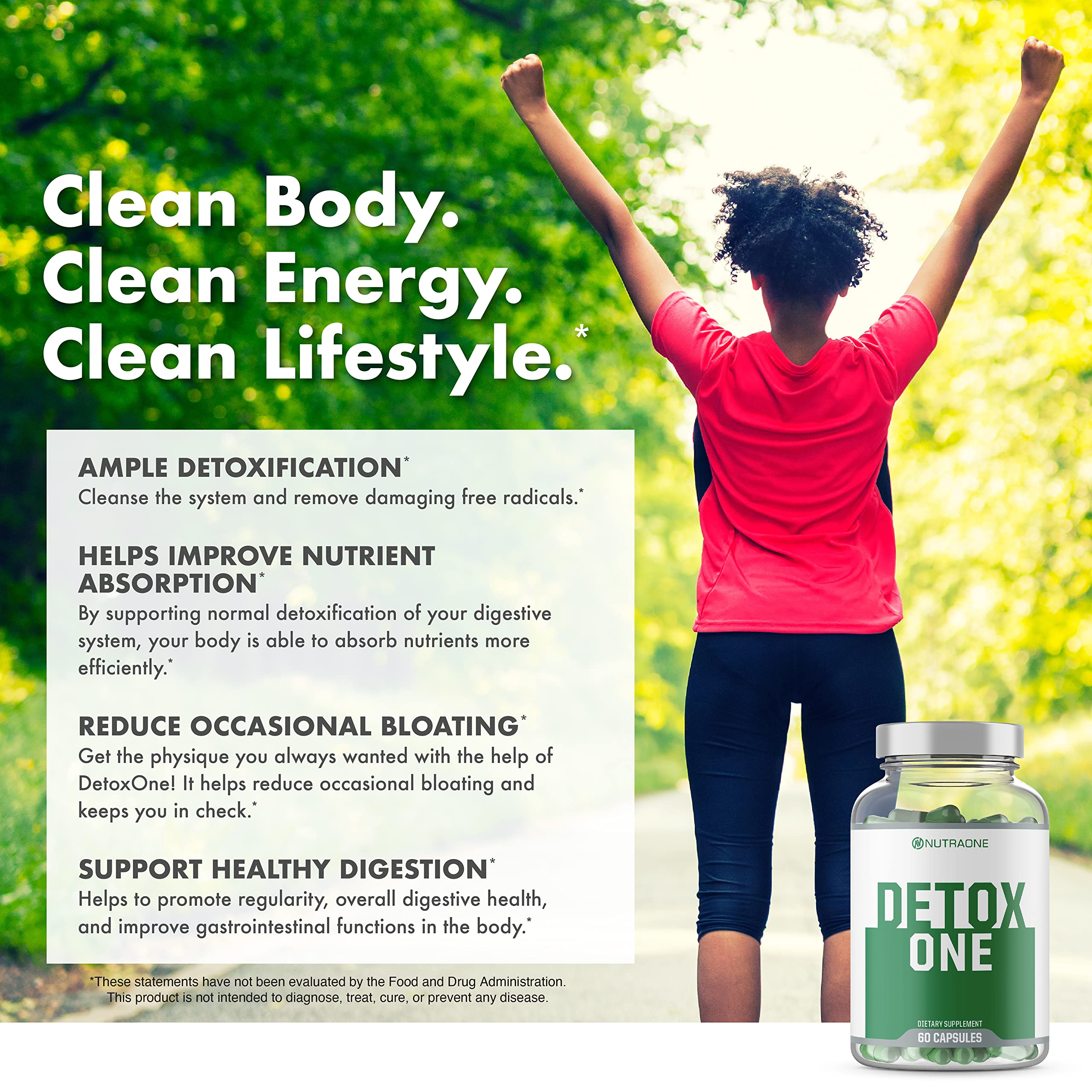 Foto 7 | Detox Cleanse Nutraone Detoxone Extra Strength De 30 Días - Venta Internacional.