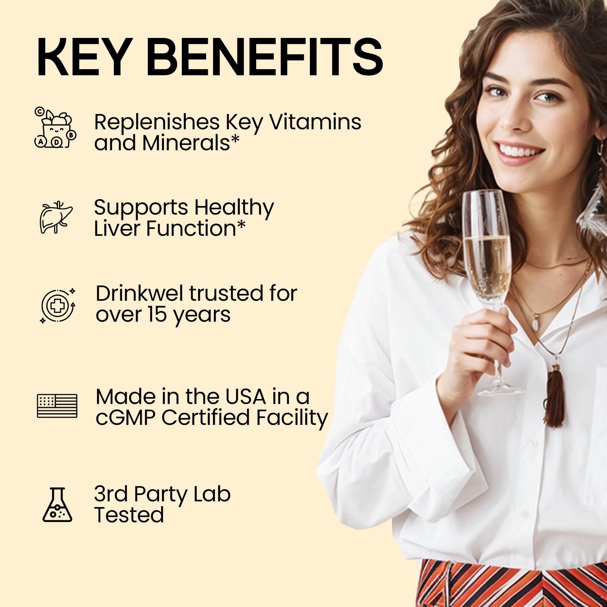 Foto 6 pulgar | Suplemento Multivitamínico Drinkwel Liver Support & Detox 90 - Venta Internacional.
