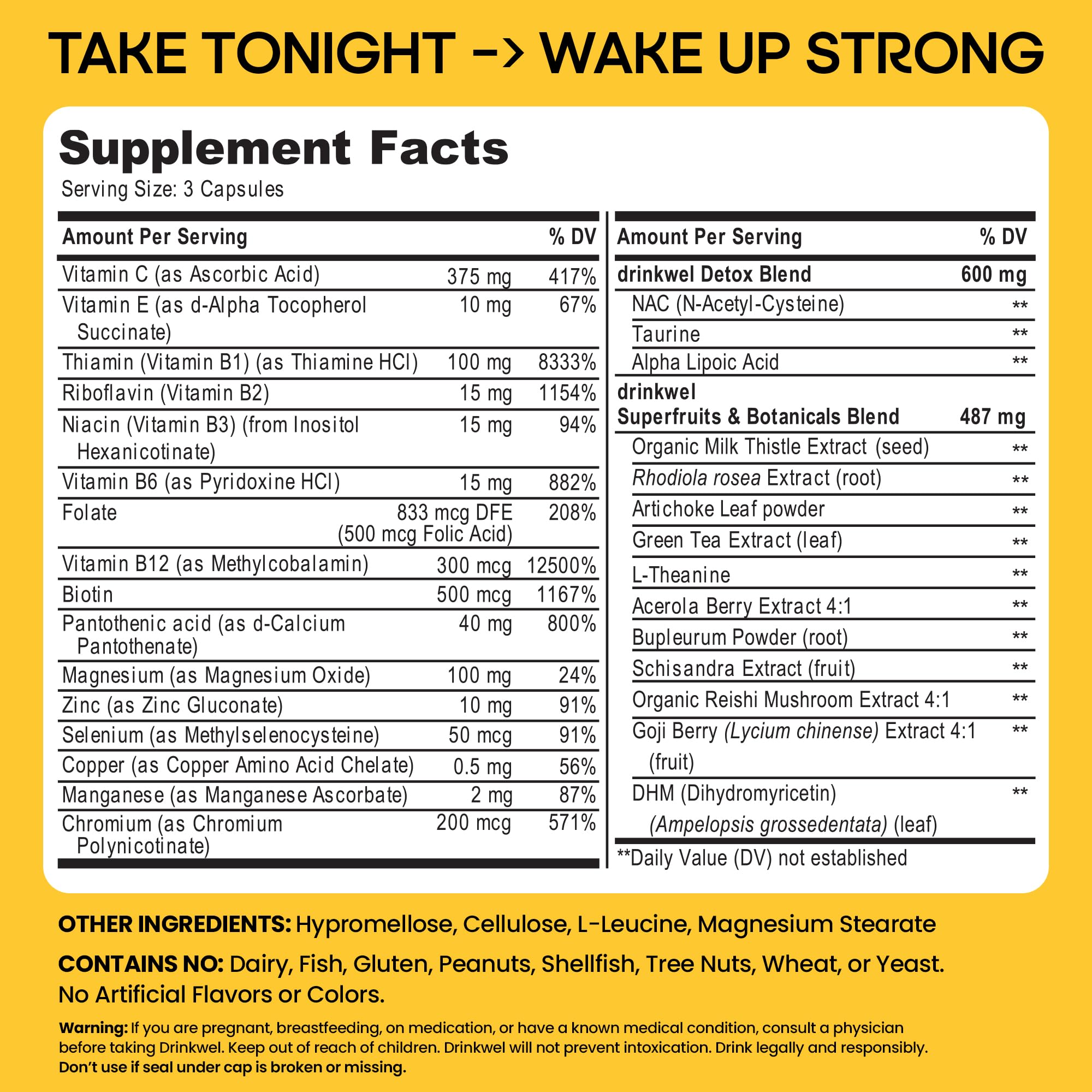 Foto 7 | Suplemento Multivitamínico Drinkwel Liver Support & Detox 90 - Venta Internacional.