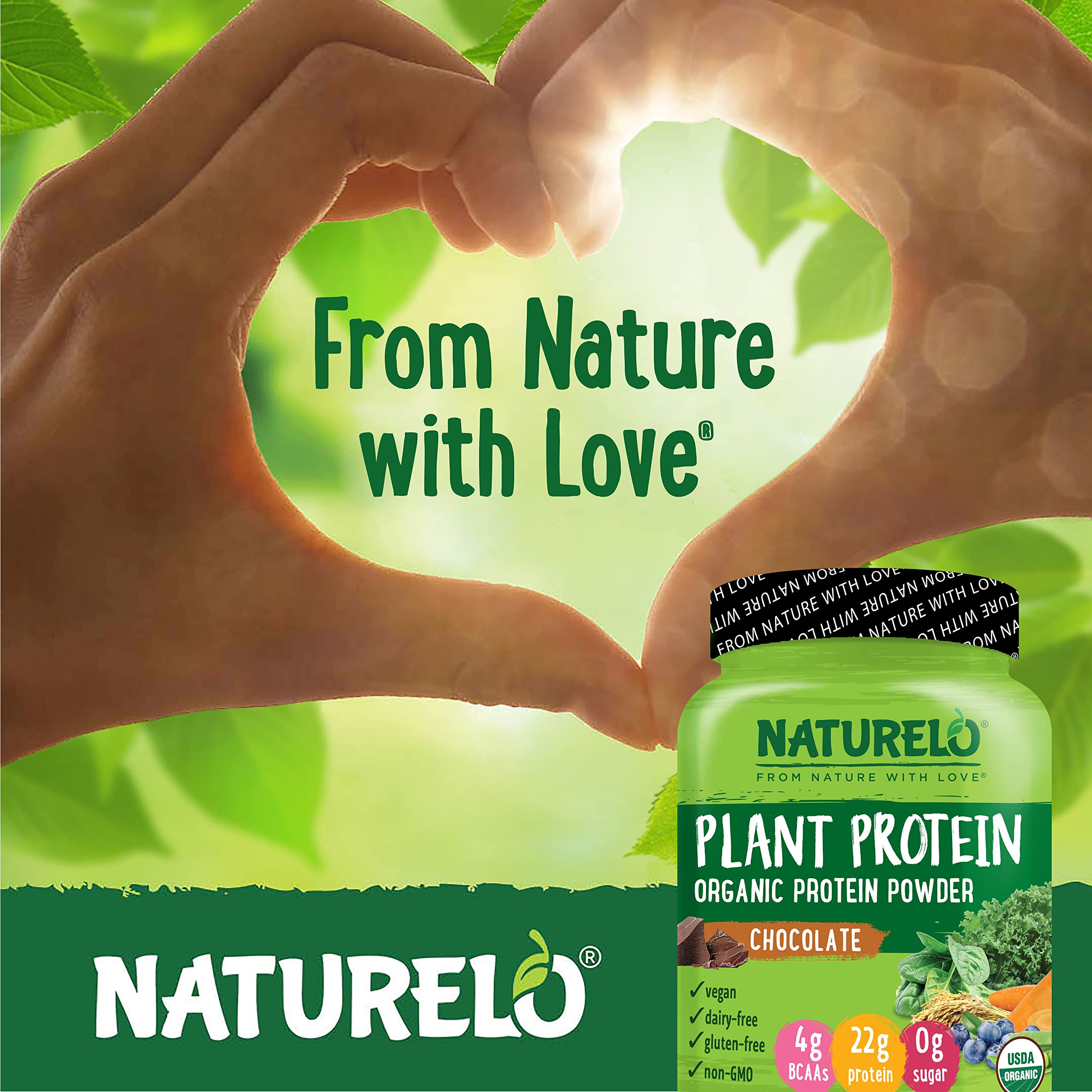 Foto 8 pulgar | Proteína Vegetal En Polvo Naturelo Chocolate 20 Porciones 500 G - Venta Internacional.