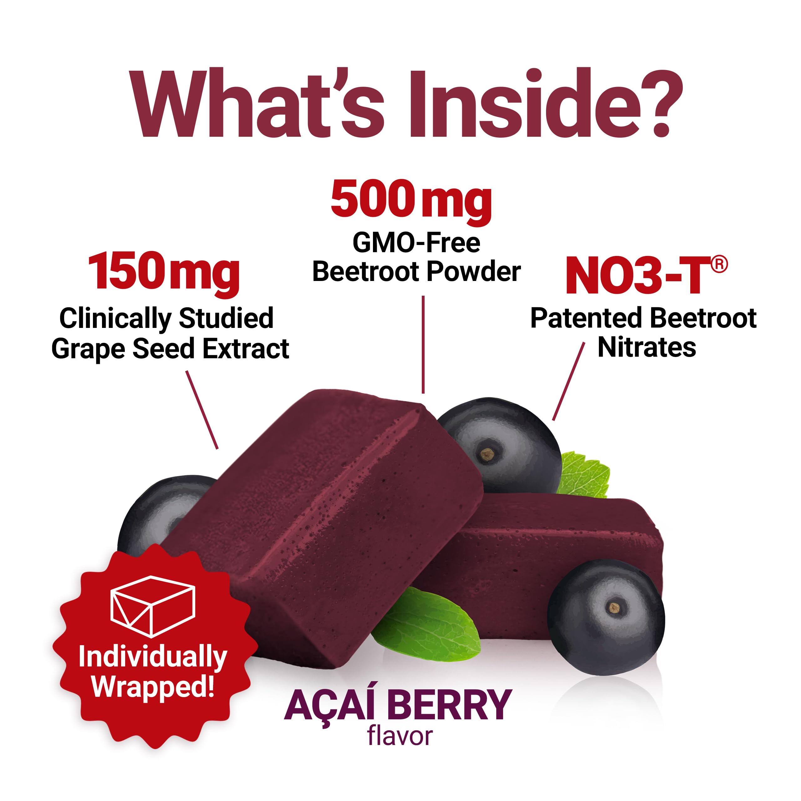 Foto 4 | Suplementos Force Factor Total Beets, Presión Arterial, 60 Masticables - Venta Internacional.
