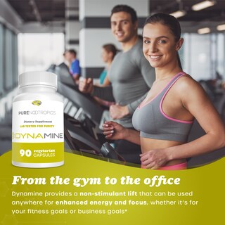 Foto 4 | Suplemento Pure Nootropics Dynamine En Cápsulas De 100 Mg (90) - Venta Internacional.