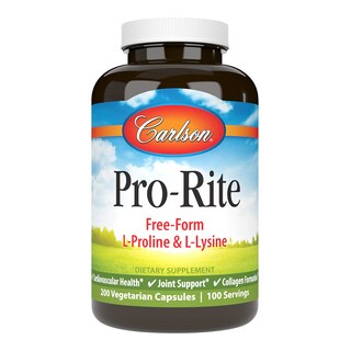 Foto 1 | Suplemento Carlson Pro-rite L-prolina Y L-lisina 200 Cápsulas - Venta Internacional.