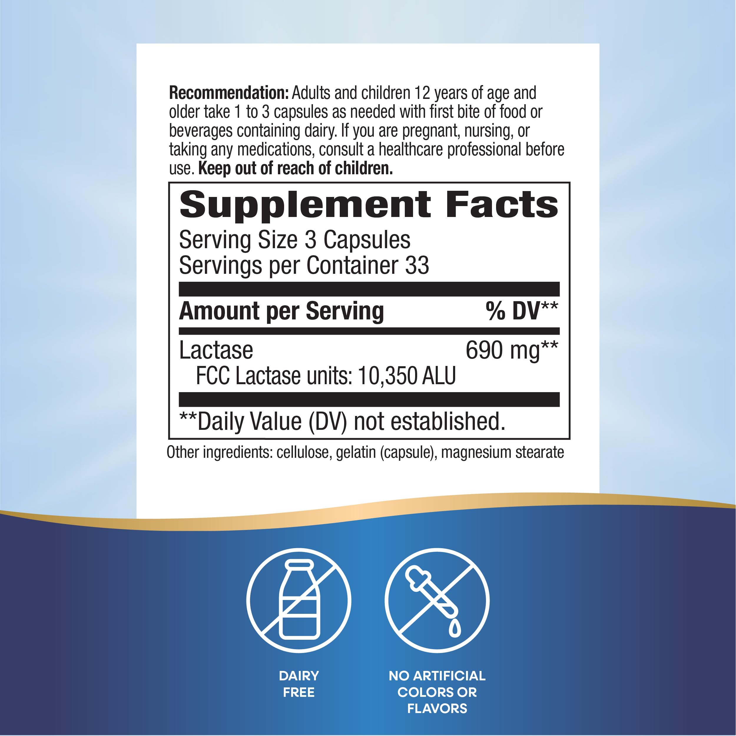 Foto 5 | Suplemento Nature's Way Lactose Defense 100 Cápsulas - Venta Internacional.