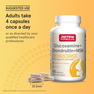 Foto 6 | Suplemento Jarrow Formulas Con Glucosamina, Condroitina Y Msm - Venta Internacional.