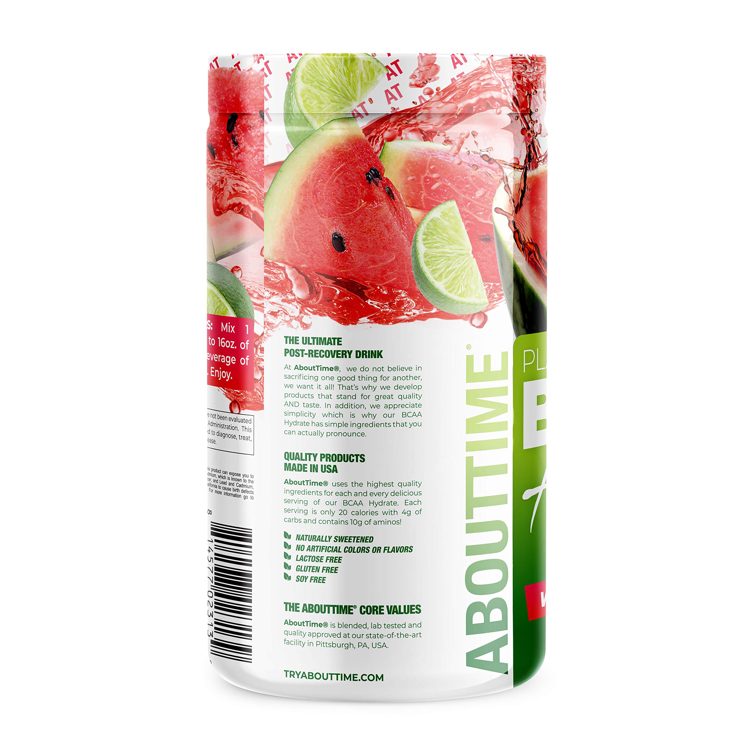 Foto 3 | Suplemento About Time: Bcaa Hidratado A Base De Plantas, Sandía Y Lima - Venta Internacional.