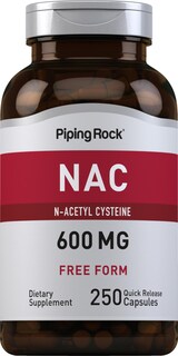 Foto 1 | Suplemento Piping Rock Nac N-acetil Cisteína 600 Mg 250 Cápsulas - Venta Internacional.