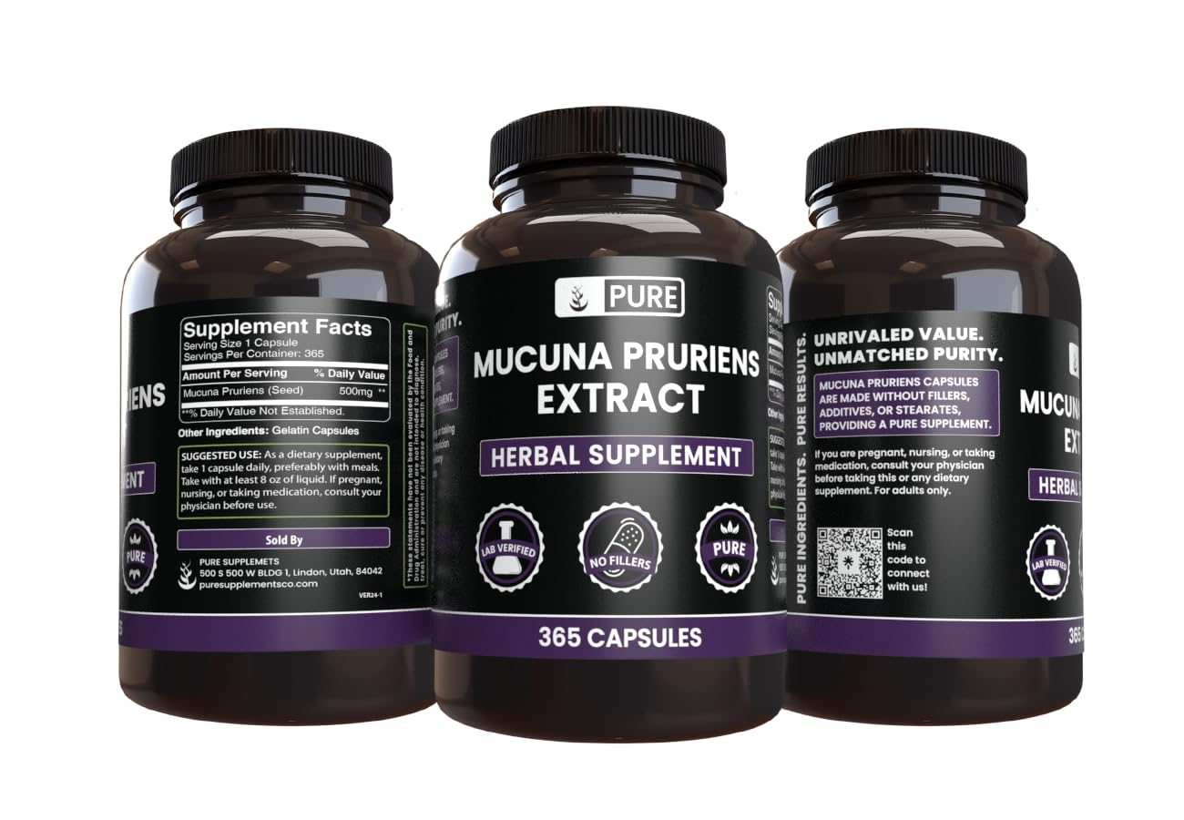 Foto 5 pulgar | Suplemento Herbario Con Ingredientes Puros Originales Mucuna Pruriens  - Venta Internacional.