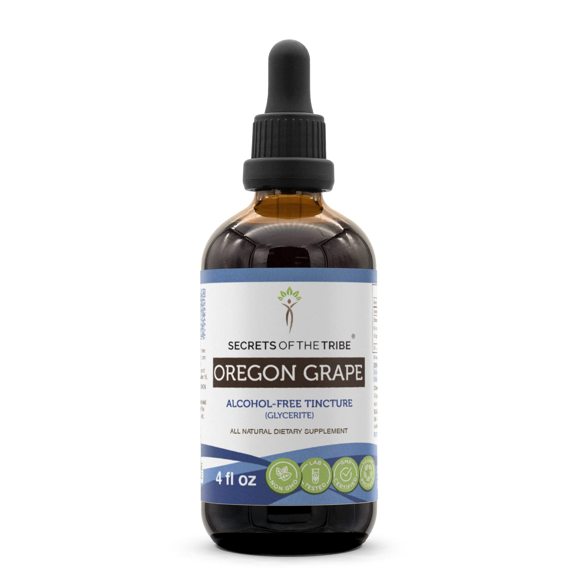 Foto 2 pulgar | Extracto De Hierbas Secrets Of The Tribe Oregon Grape 120 Ml - Venta Internacional.