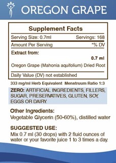 Foto 4 | Extracto De Hierbas Secrets Of The Tribe Oregon Grape 120 Ml - Venta Internacional.