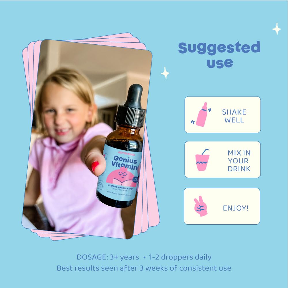 Foto 6 | Suplemento Líquido Joyspring Kids B Complex De 30 Ml Con Saúco - Venta Internacional.