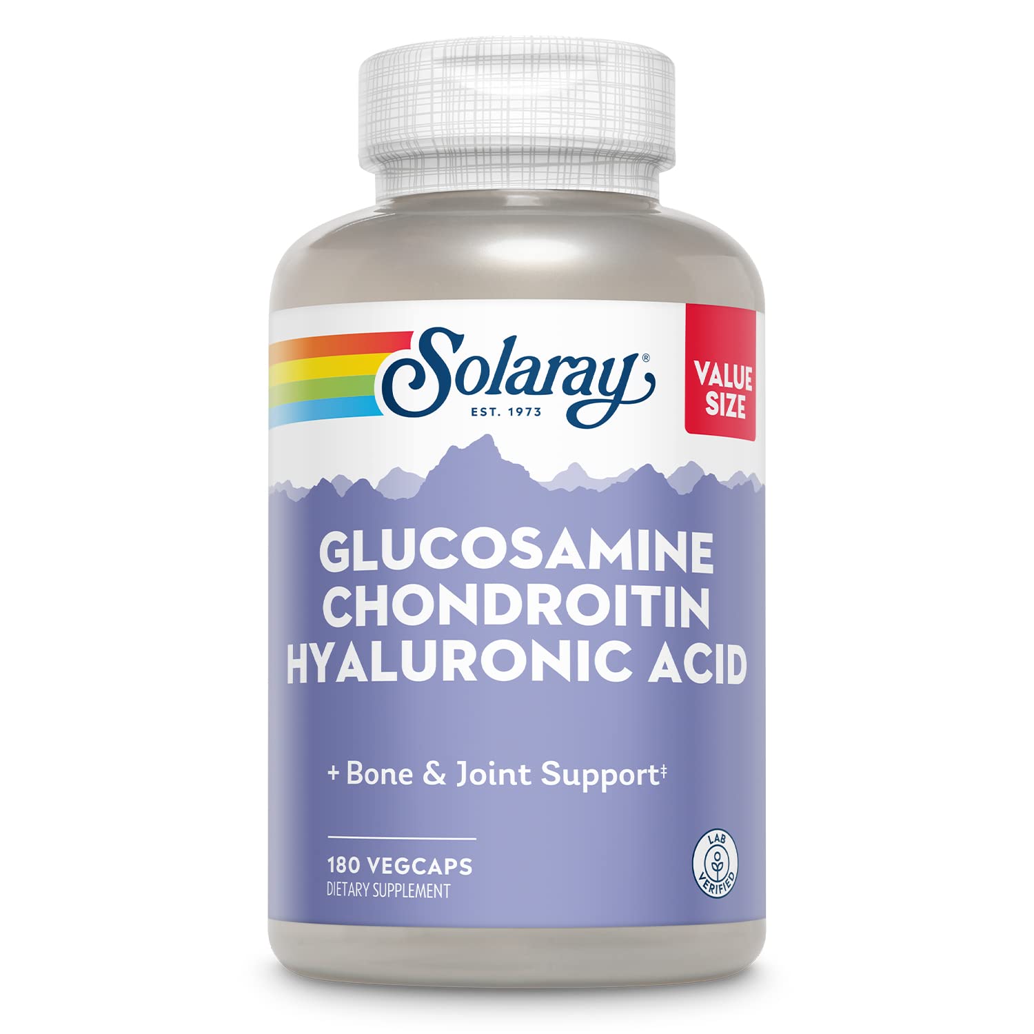 Foto 1 | Suplemento Solaray: Glucosamina, Condroitina Y Ácido Hialurónico - Venta Internacional.