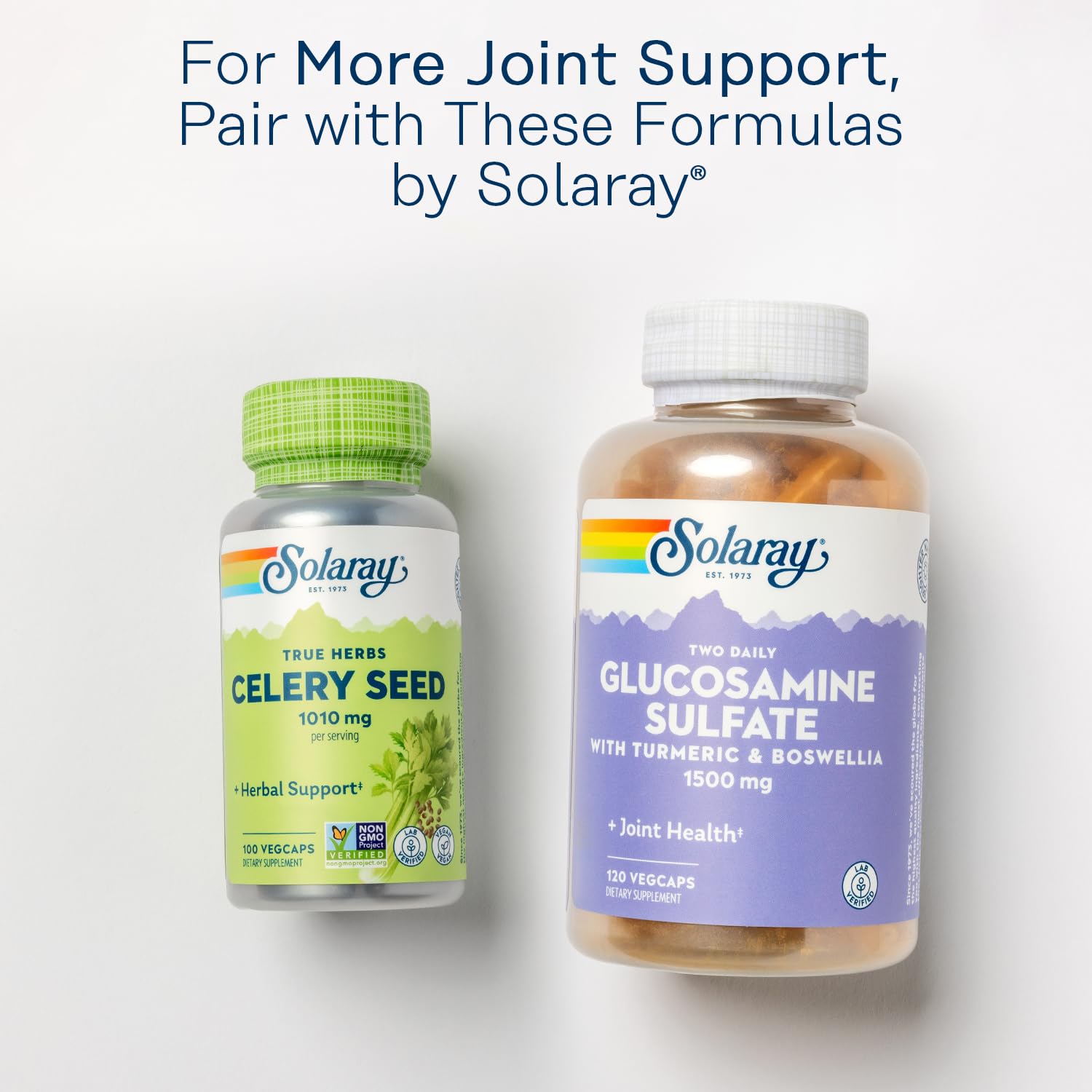 Foto 7 pulgar | Suplemento Solaray: Glucosamina, Condroitina Y Ácido Hialurónico - Venta Internacional.