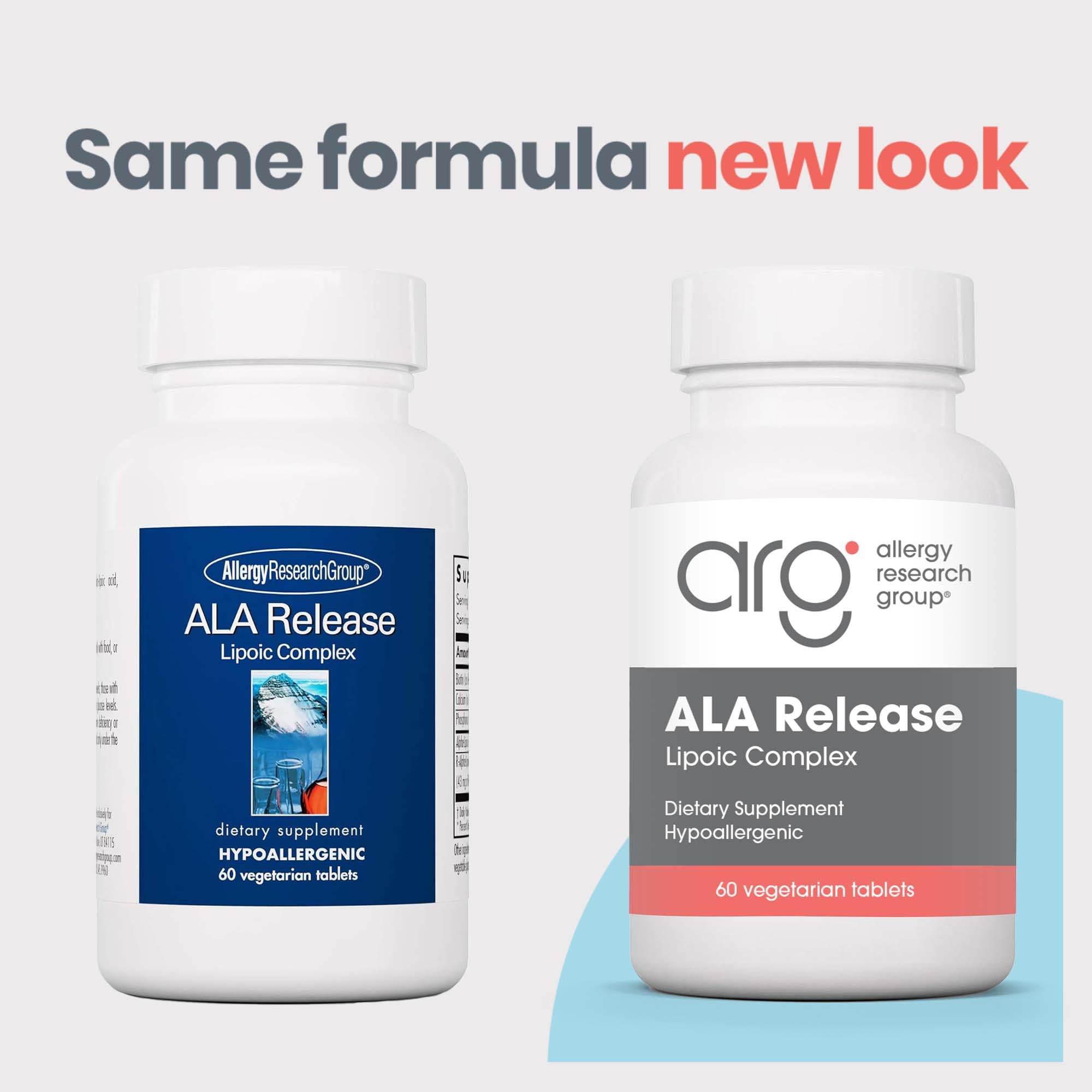 Foto 3 pulgar | Supplement Allergy Research Group Ala Release 60 Comprimidos - Venta Internacional.