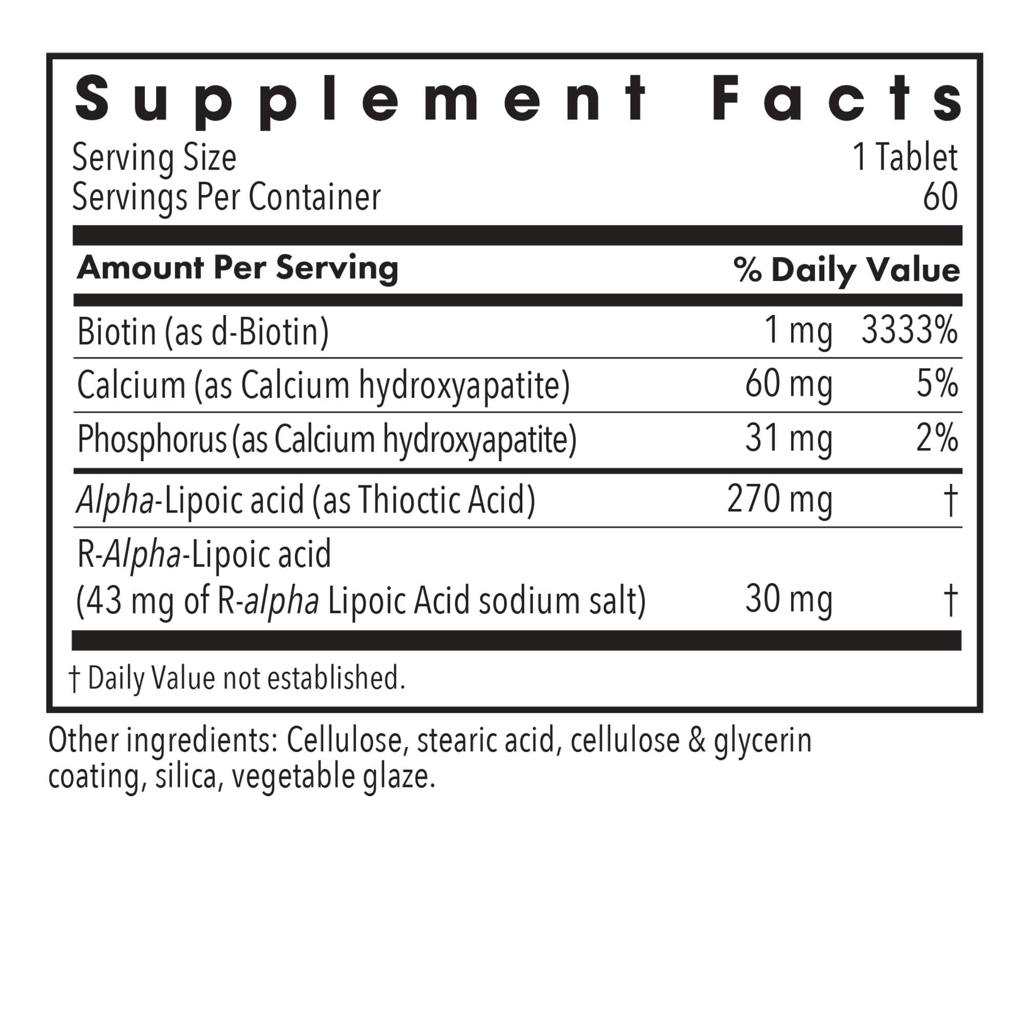 Foto 4 pulgar | Supplement Allergy Research Group Ala Release 60 Comprimidos - Venta Internacional.