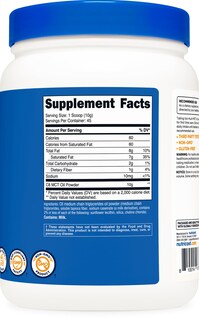Foto 5 | Aceite Mct En Polvo Nutricost C8 95% Mct En Polvo 454 G - Venta Internacional.