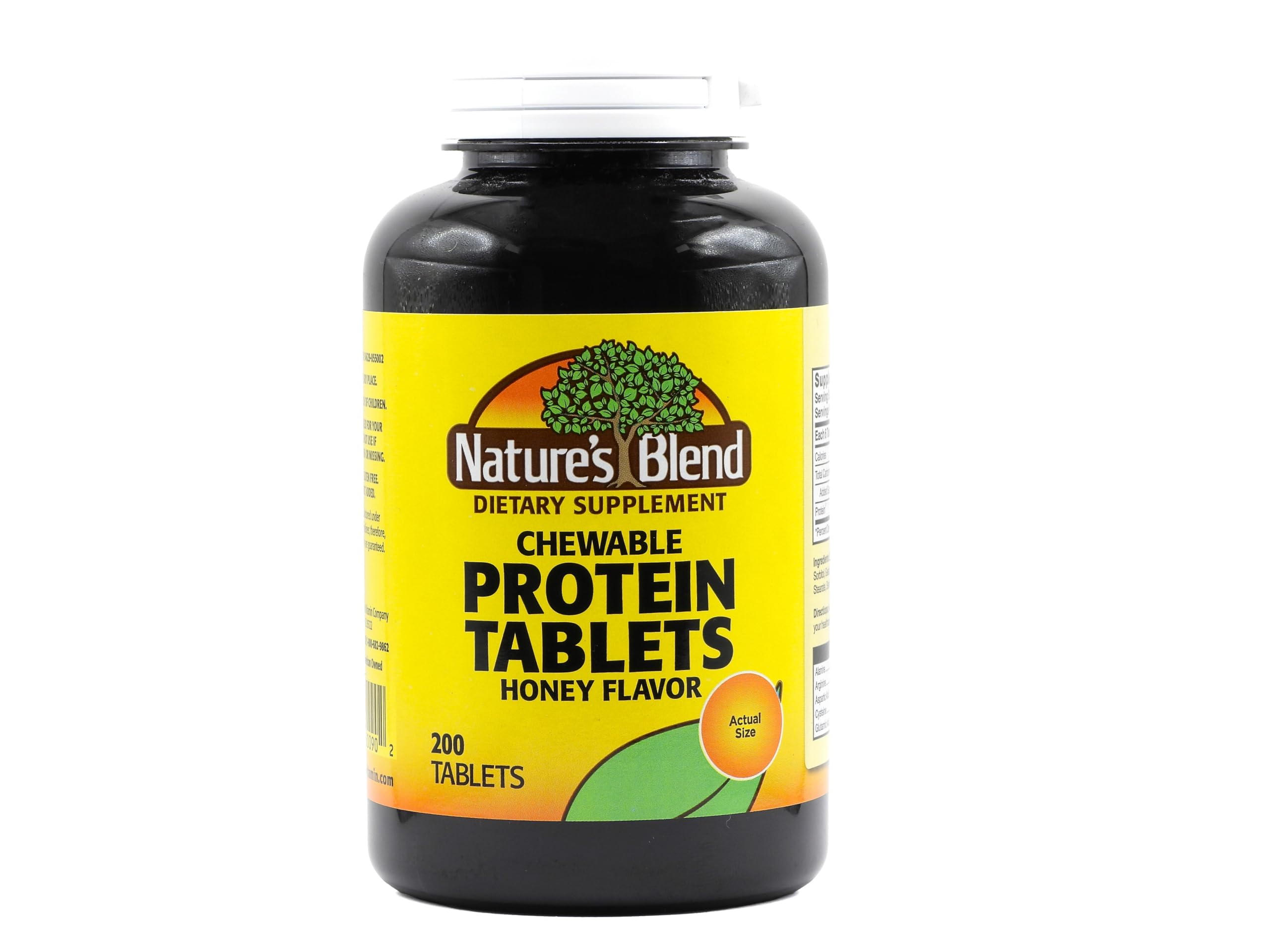 Foto 2 pulgar | Protein Tablets Nature's Blend Sabor Miel 200 Comprimidos - Venta Internacional.