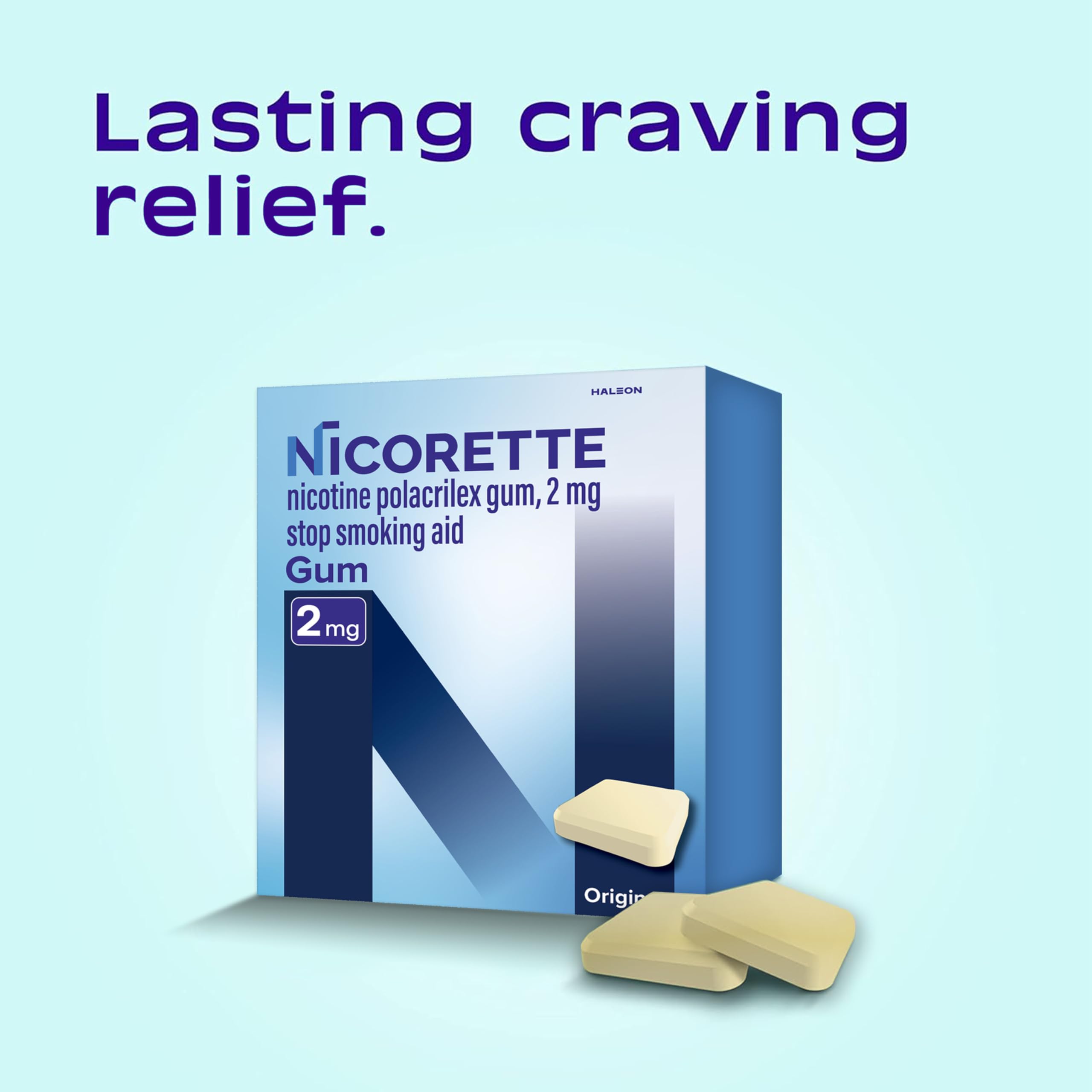 Foto 3 pulgar | Goma de Mascar Nicorette con Nicotina para Dejar de Fumar 2 mg 200 Piezas - Venta Internacional