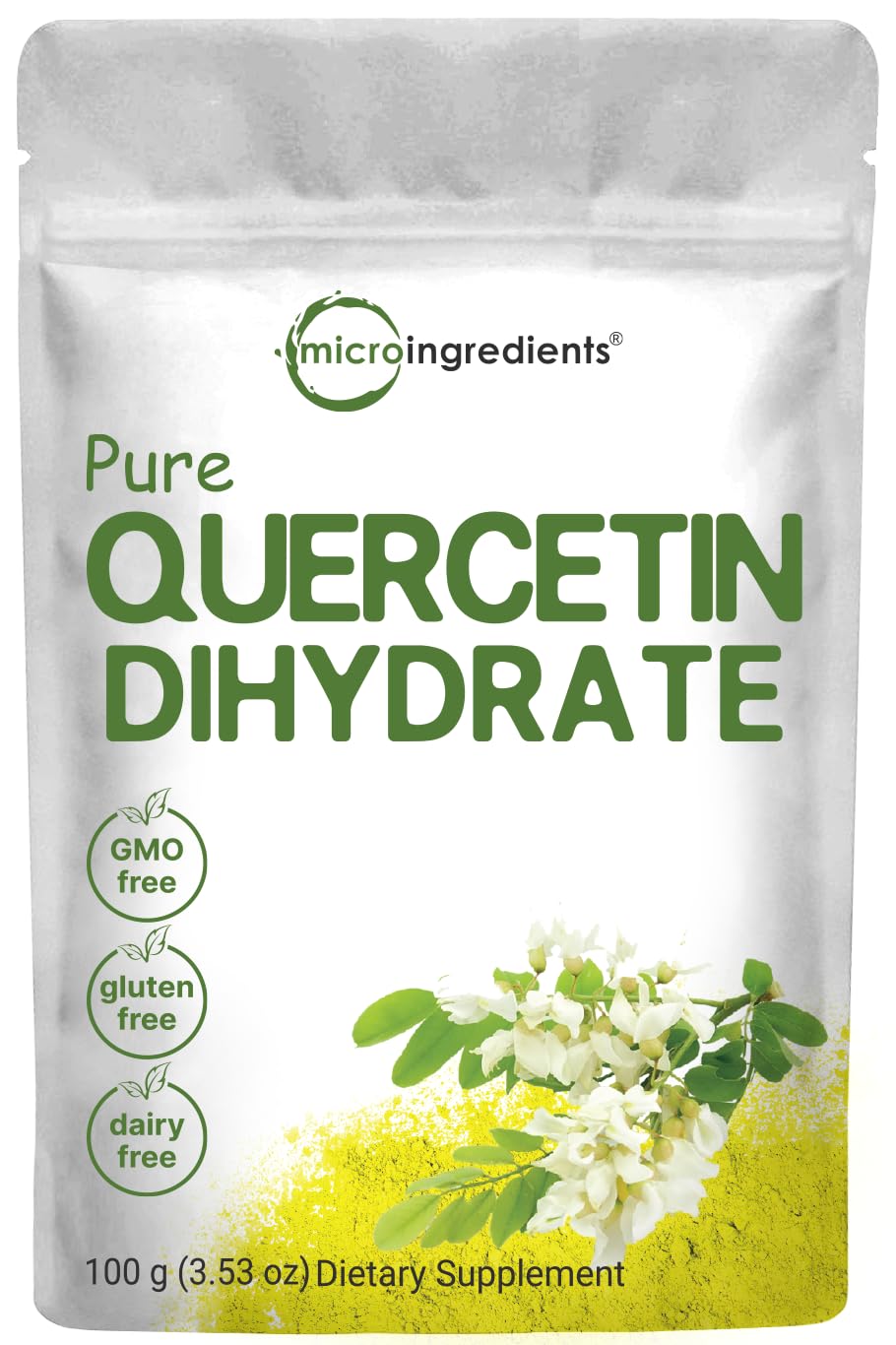 Foto 2 pulgar | Suplemento: Microingredientes: Quercetina Dihidratada, 100 G - Venta Internacional.