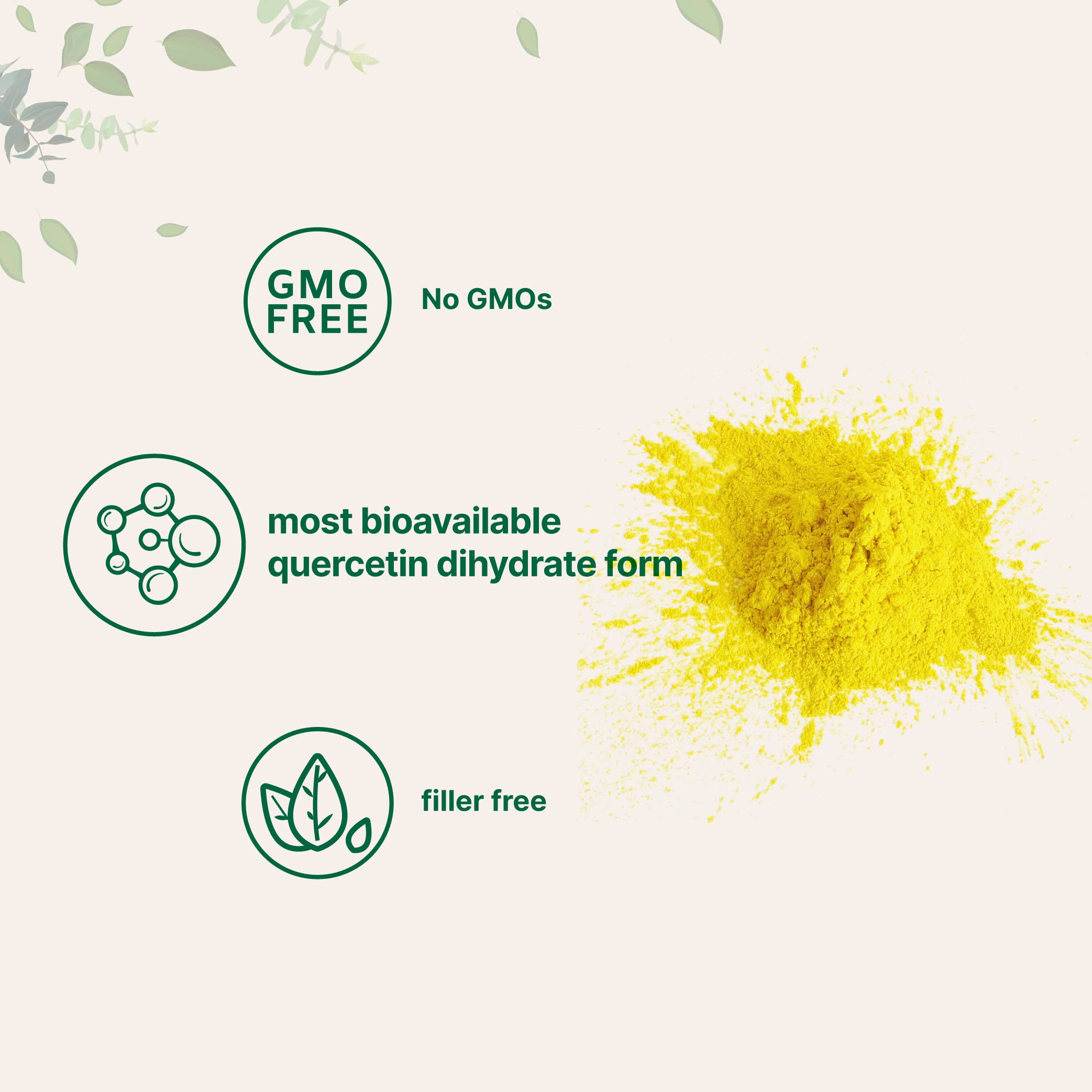 Foto 3 | Suplemento: Microingredientes: Quercetina Dihidratada, 100 G - Venta Internacional.