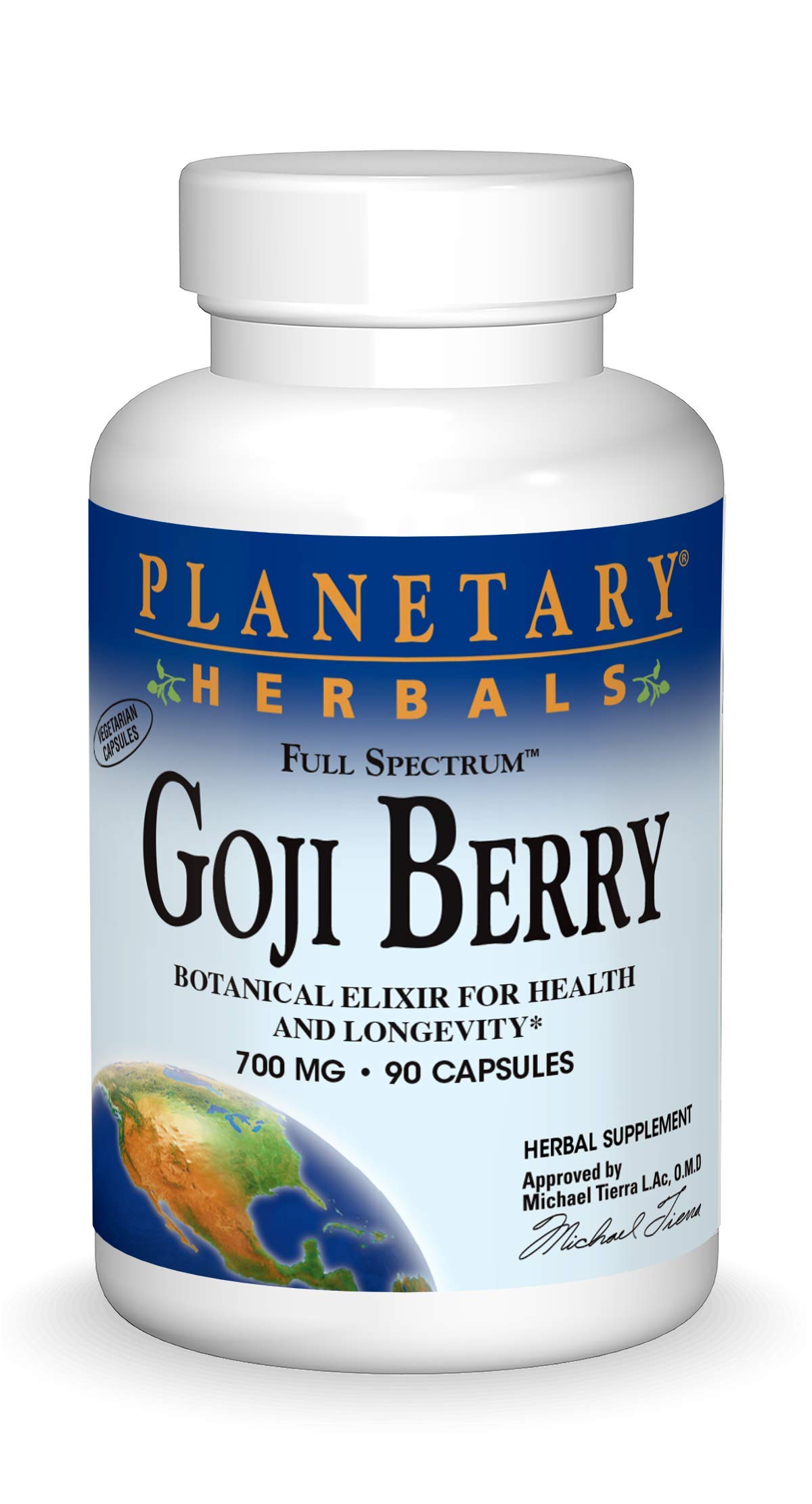 Foto 2 pulgar | Suplemento Planetary Herbals Goji Berry 700 Mg 90 Cápsulas - Venta Internacional.