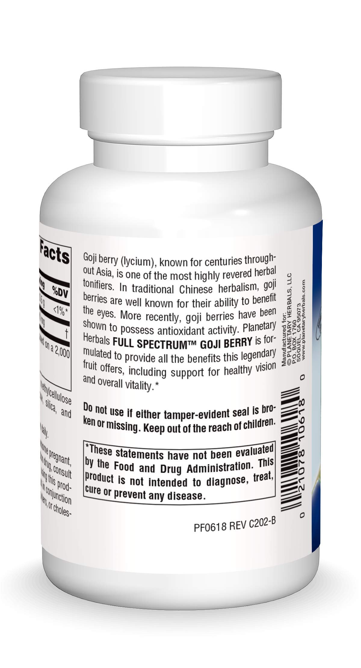 Foto 3 pulgar | Suplemento Planetary Herbals Goji Berry 700 Mg 90 Cápsulas - Venta Internacional.
