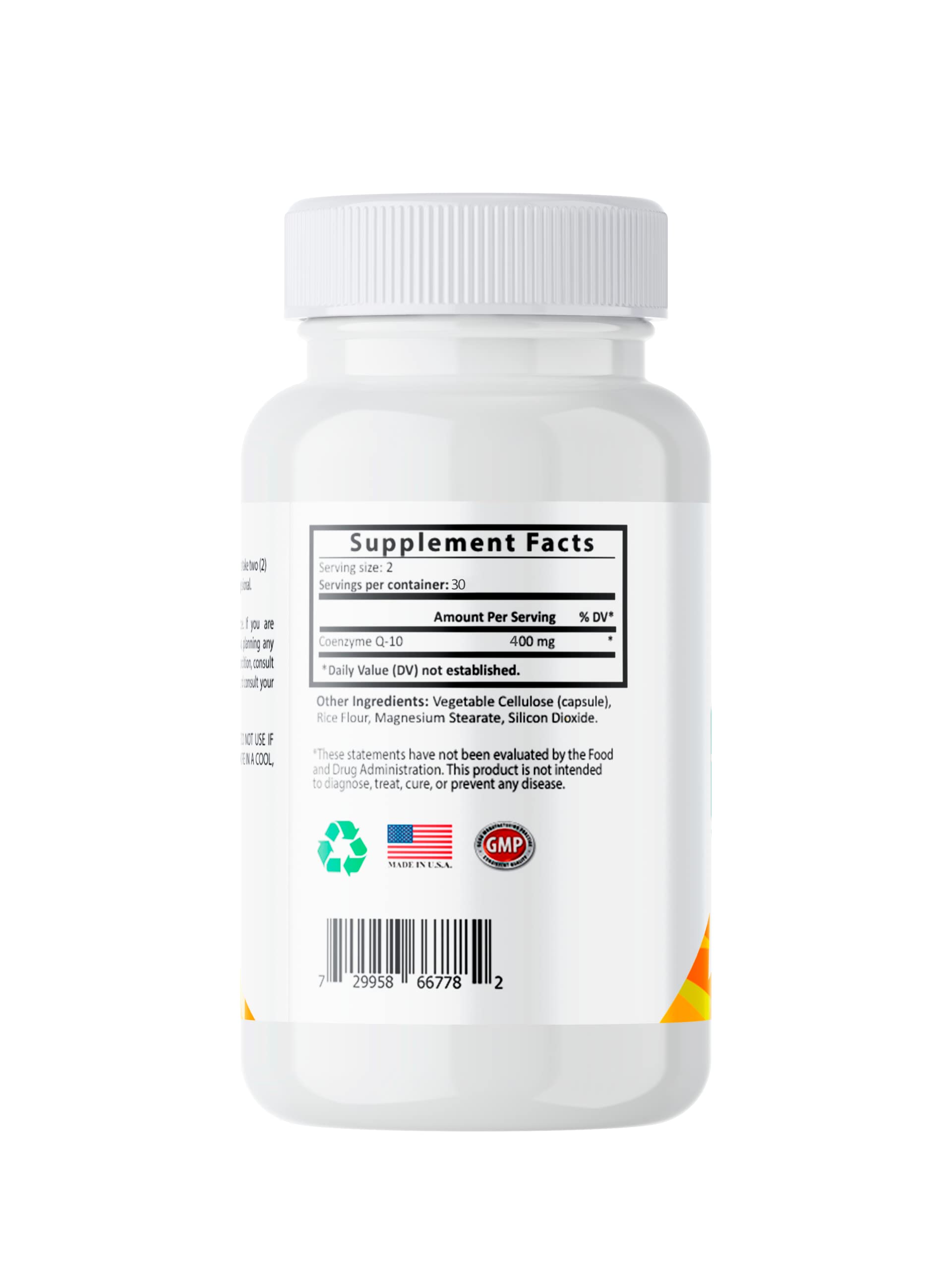 Foto 3 pulgar | Suplemento Sundhed Natural Coq10 400 Mg Vegano 60 Comprimidos - Venta Internacional.