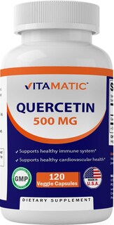 Foto 1 | Suplemento Vitamático De Quercetina 500 Mg 120 Cápsulas Vegetarianas - Venta Internacional.