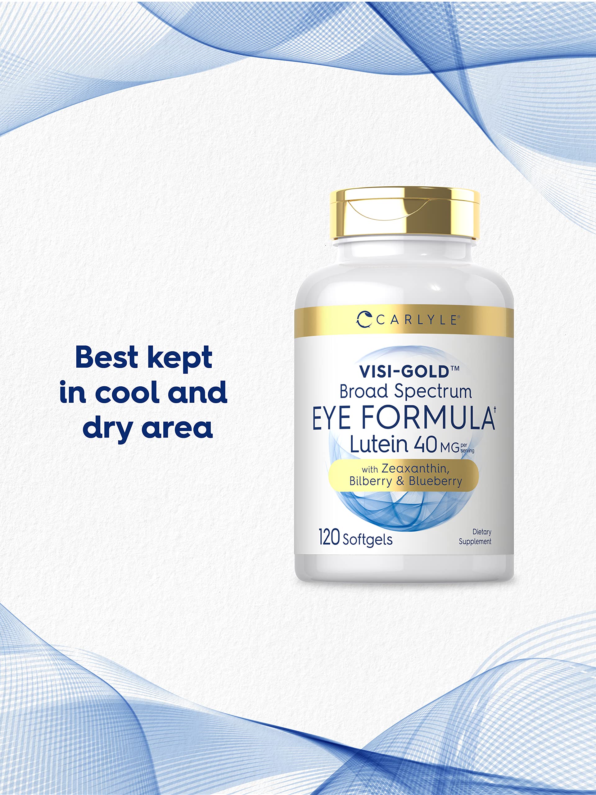 Foto 4 pulgar | Suplemento Para La Salud Ocular Carlyle 120 Cápsulas Blandas Con Luteína 40 Mg - Venta Internacional.