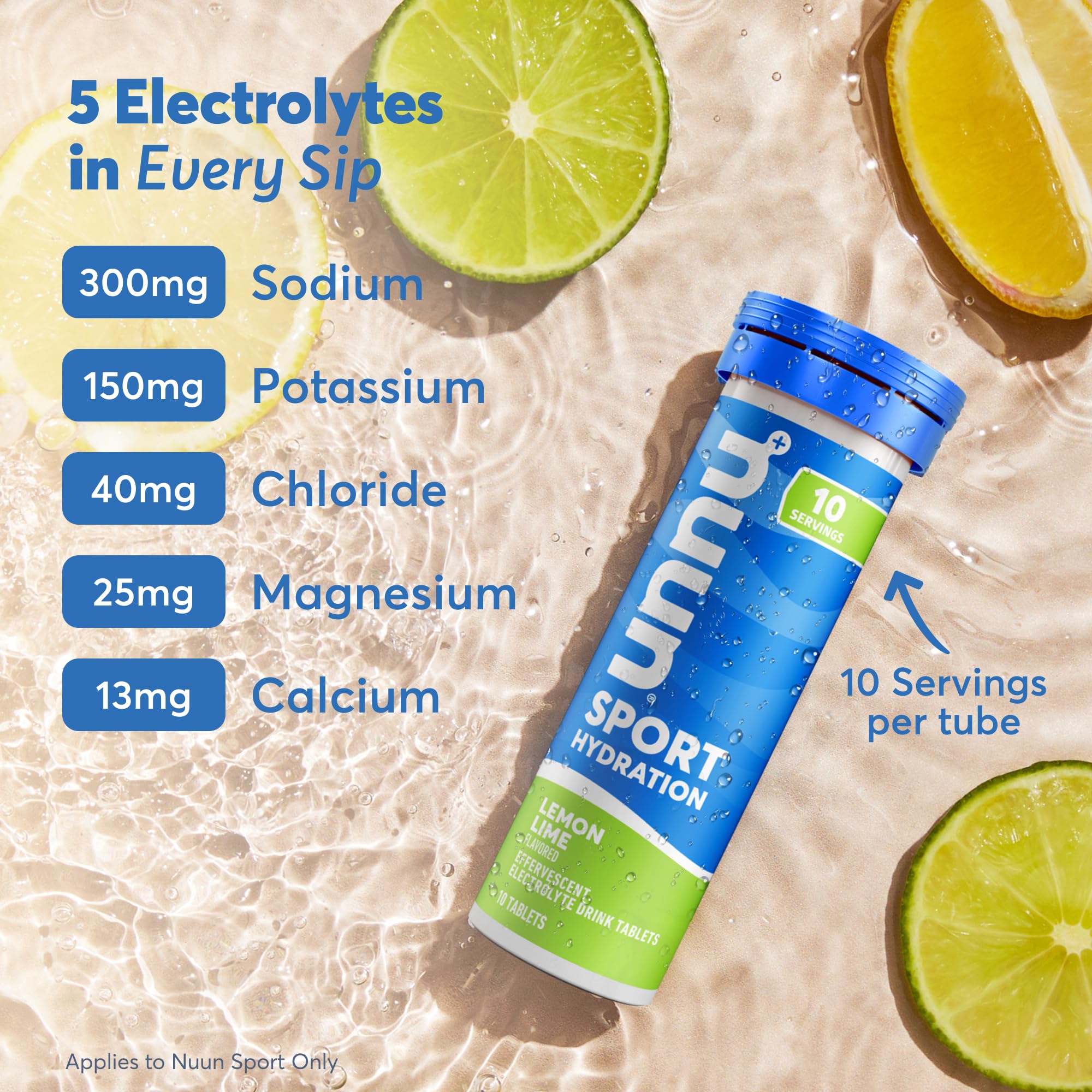 Foto 3 pulgar | Tabletas Electrolíticas Nuun Hydration, Paquete Completo De 40 Porciones - Venta Internacional.