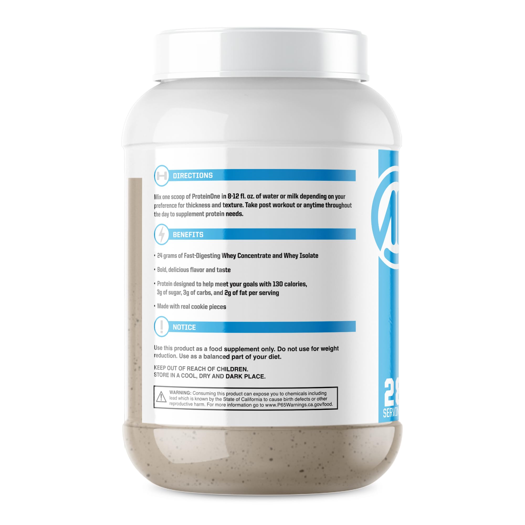 Foto 3 pulgar | Batido De Proteínas En Polvo Nutraone Proteinone Whey 900 G Mint Chip - Venta Internacional.