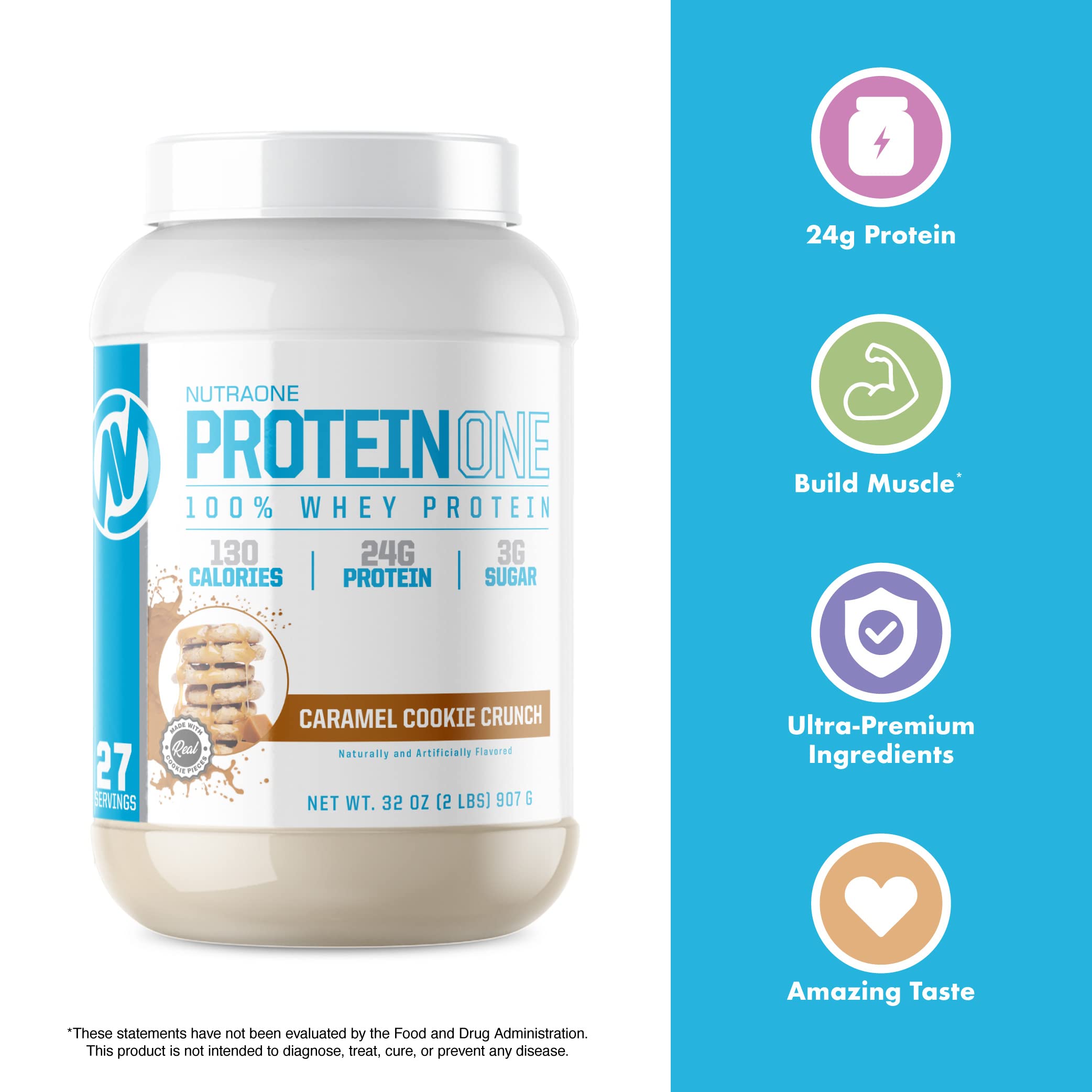 Foto 5 pulgar | Batido De Proteínas En Polvo Nutraone Proteinone Whey 900 G Mint Chip - Venta Internacional.
