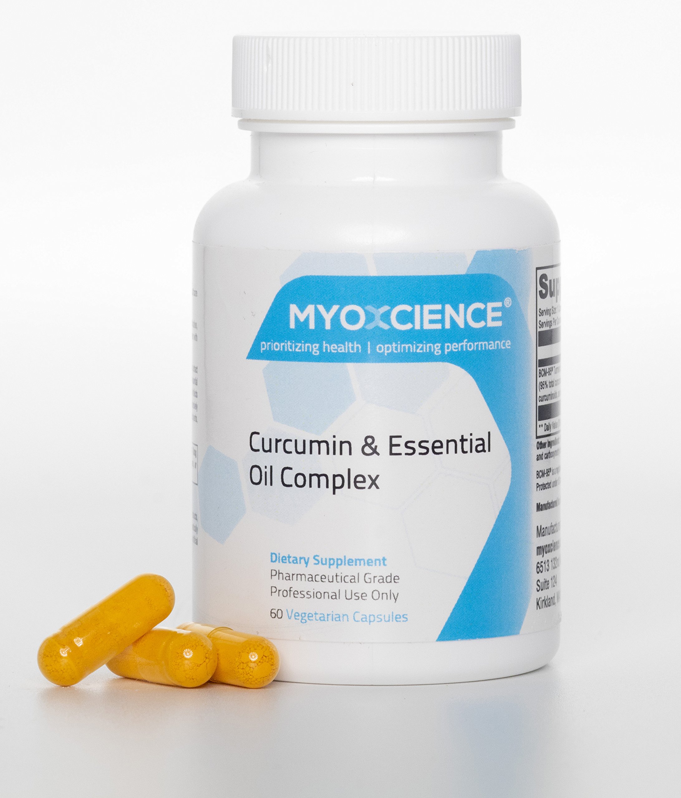 Foto 1 | Suplemento Myoxcience, Complejo De Curcumina Y Aceites Esenciales, 500 Mg - Venta Internacional.