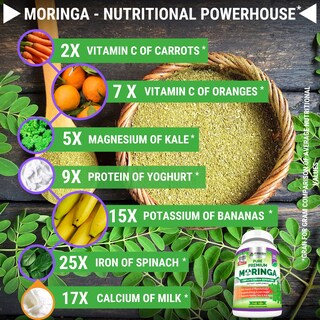 Foto 4 | Suplemento Fresh Healthcare Moringa Oleifera 180 Cápsulas - Venta Internacional.