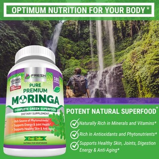 Foto 6 | Suplemento Fresh Healthcare Moringa Oleifera 180 Cápsulas - Venta Internacional.