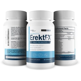Foto 4 | Probiótico Erektfx Probióticos Masculinos 40 Mil Millones De Cfu Para Hombres - Venta Internacional.