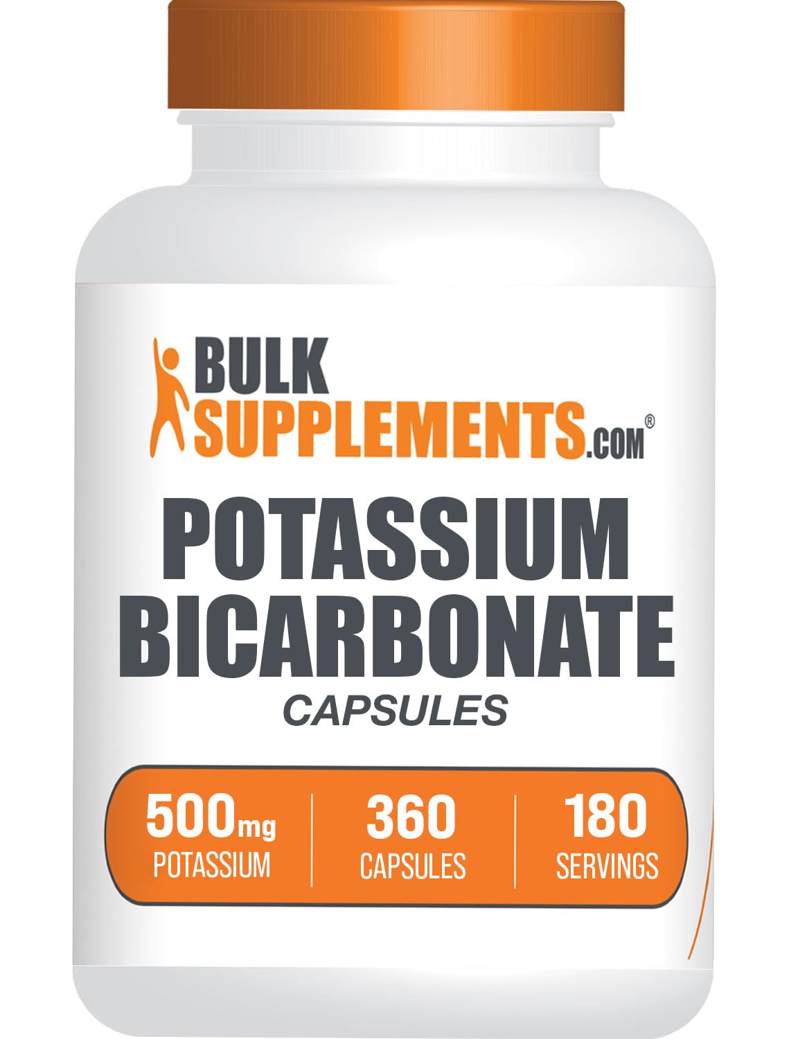 Foto 1 | Suplemento De Bicarbonato De Potasio Bulksupplements 360 Cápsulas - Venta Internacional.