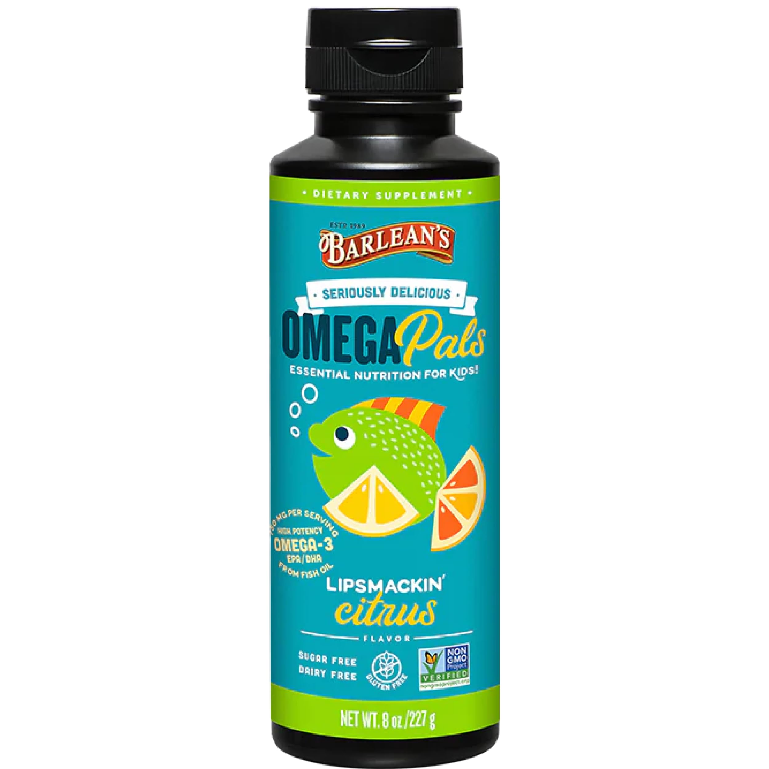 Foto 1 | Suplemento Barlean's Omega Pals Lipsmackin' Con Sabor A Cítricos - Venta Internacional.