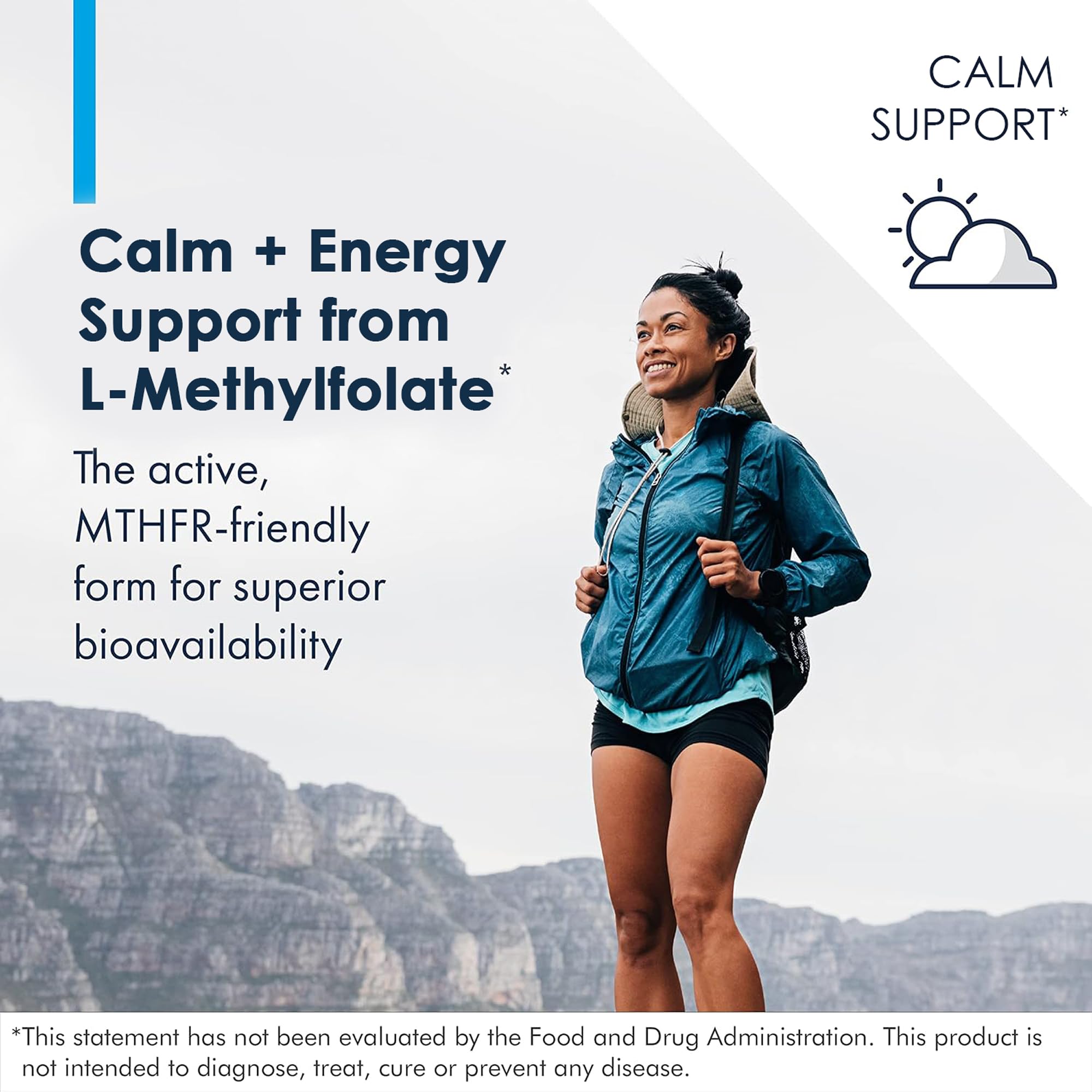 Foto 4 | Suplemento Para El Mantenimiento Metabólico De L-metilfolato, 5 Mg, 90 Cápsulas - Venta Internacional.