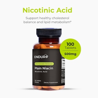 Foto 2 | Suplemento De Niacina B3 Simple De Endurance Products, 500 Mg X 100 Ta - Venta Internacional.