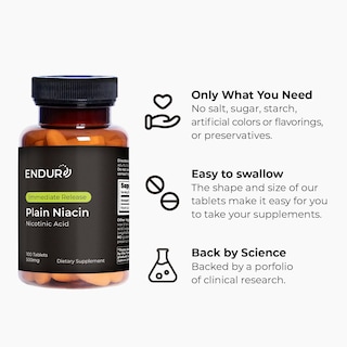 Foto 5 | Suplemento De Niacina B3 Simple De Endurance Products, 500 Mg X 100 Ta - Venta Internacional.