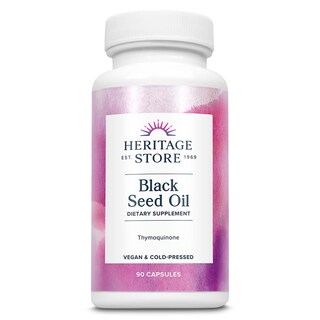 Foto 1 | Suplemento De Aceite De Semilla Negra Heritage Store 650 Mg 90 Cápsulas - Venta Internacional.