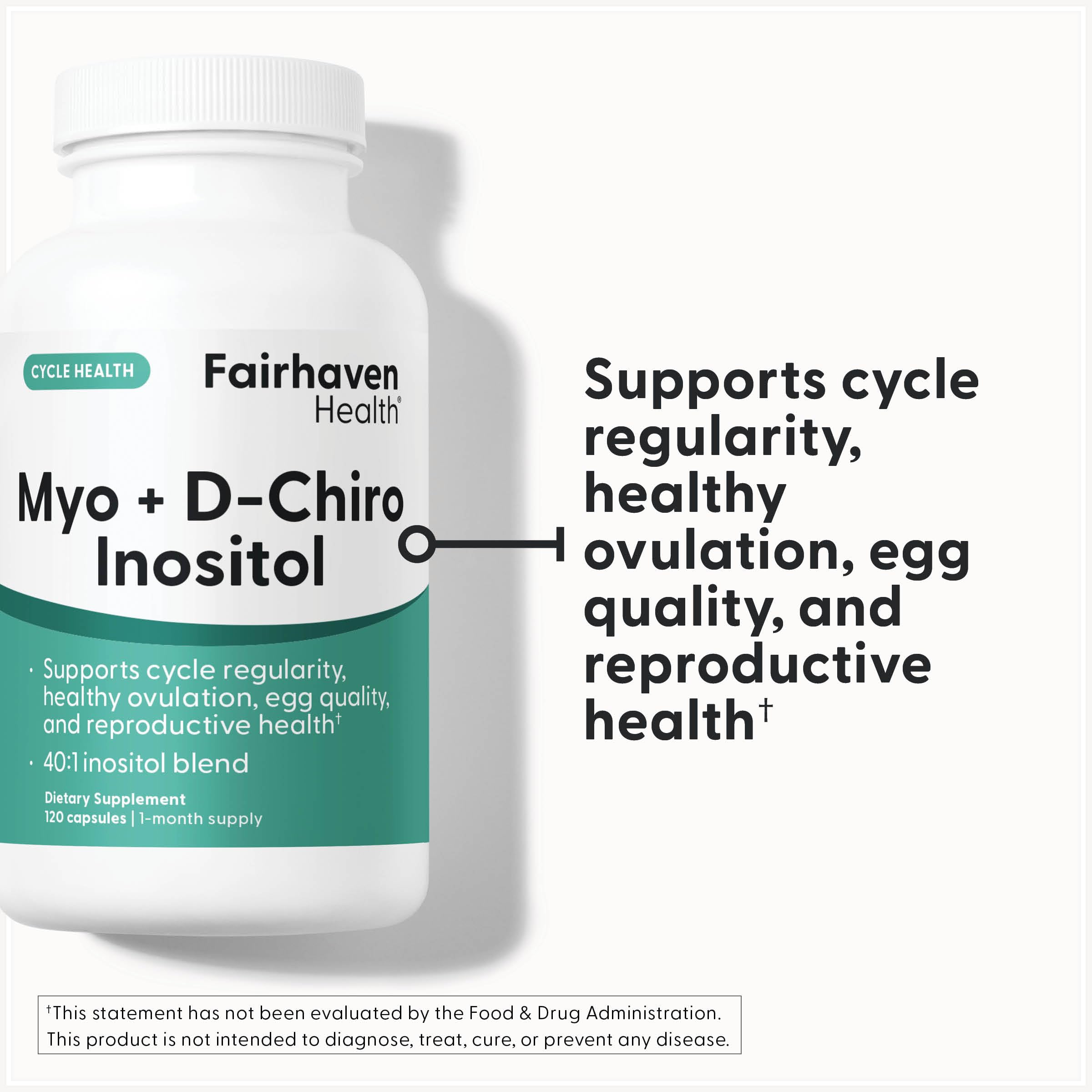 Foto 7 pulgar | Suplemento De Mioinositol Y D-chiro Inosito De Fairhaven Health - Venta Internacional.