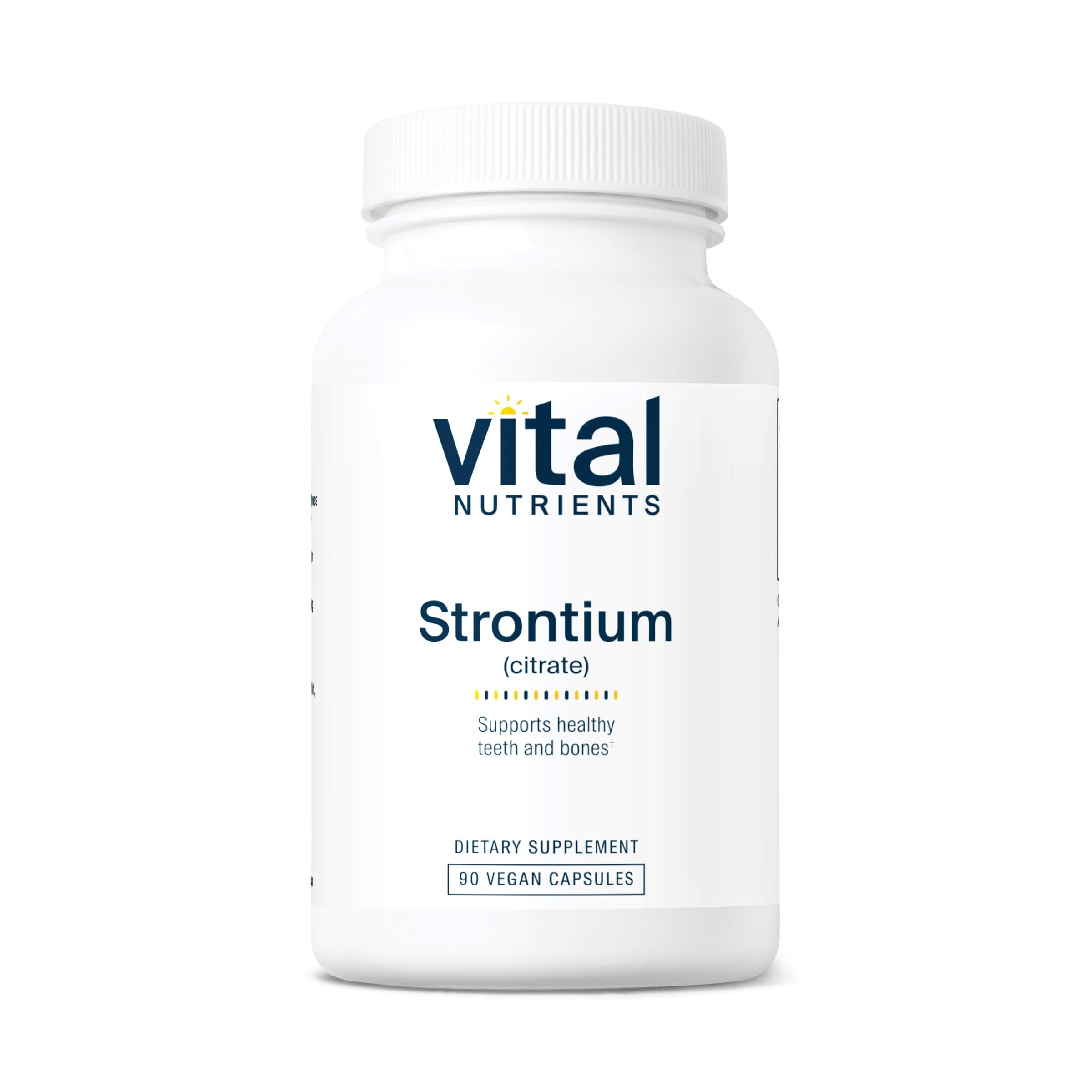 Foto 1 | Suplementos De Citrato De Estroncio De Vital Nutrients 227 Mg 90 Cápsulas - Venta Internacional.